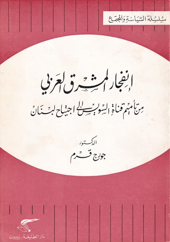 انفجار المشرق العربي من تأميم قناة السويس الى اجتياح لبنان / كانون الثاني (يناير) 1987